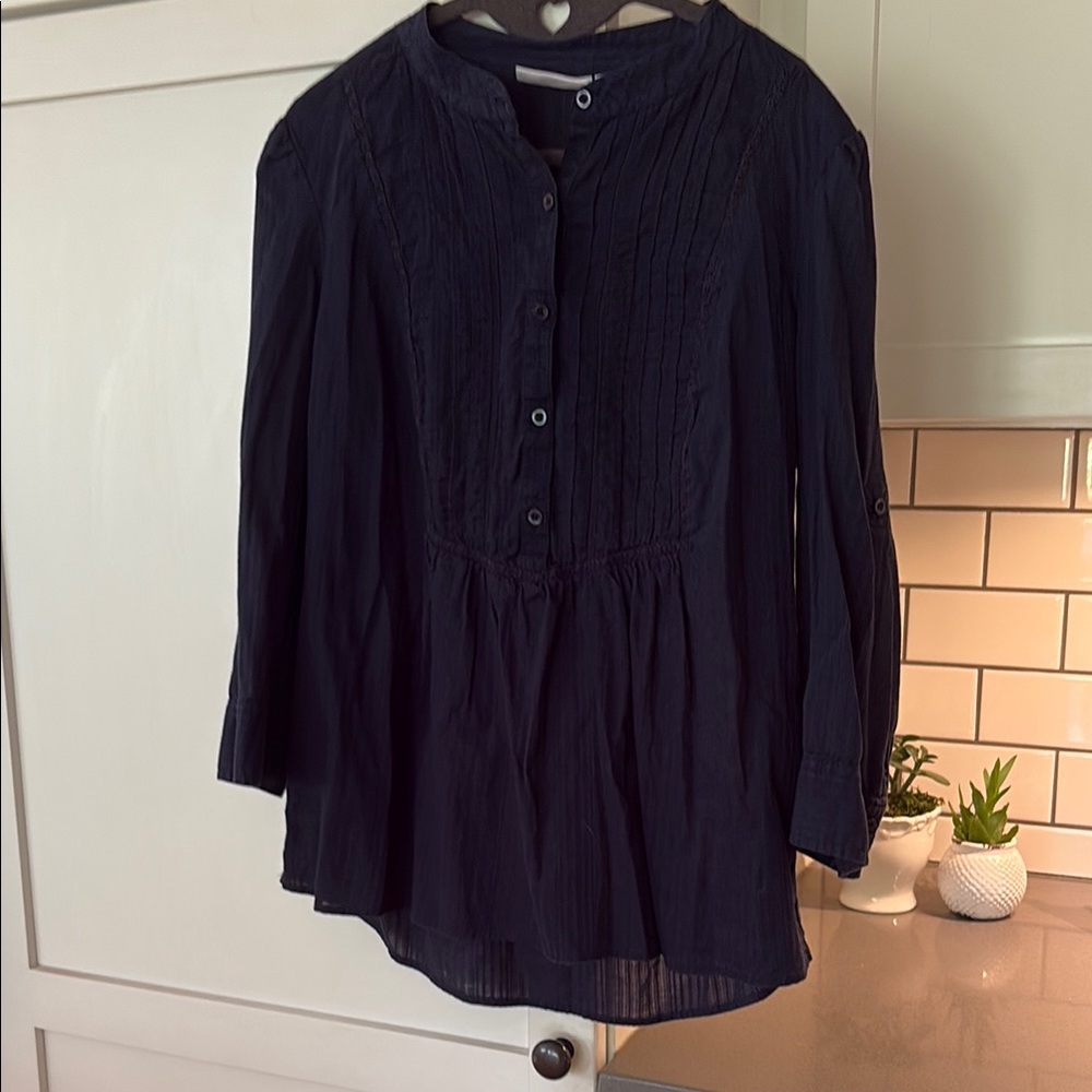 Navy Blue Women's Top